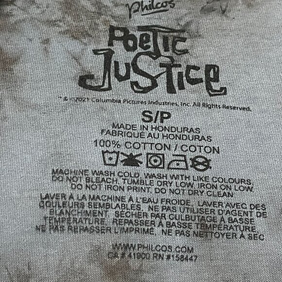 Poetic Justice Tie-dye T-shirts size Small - Picture 2 of 4